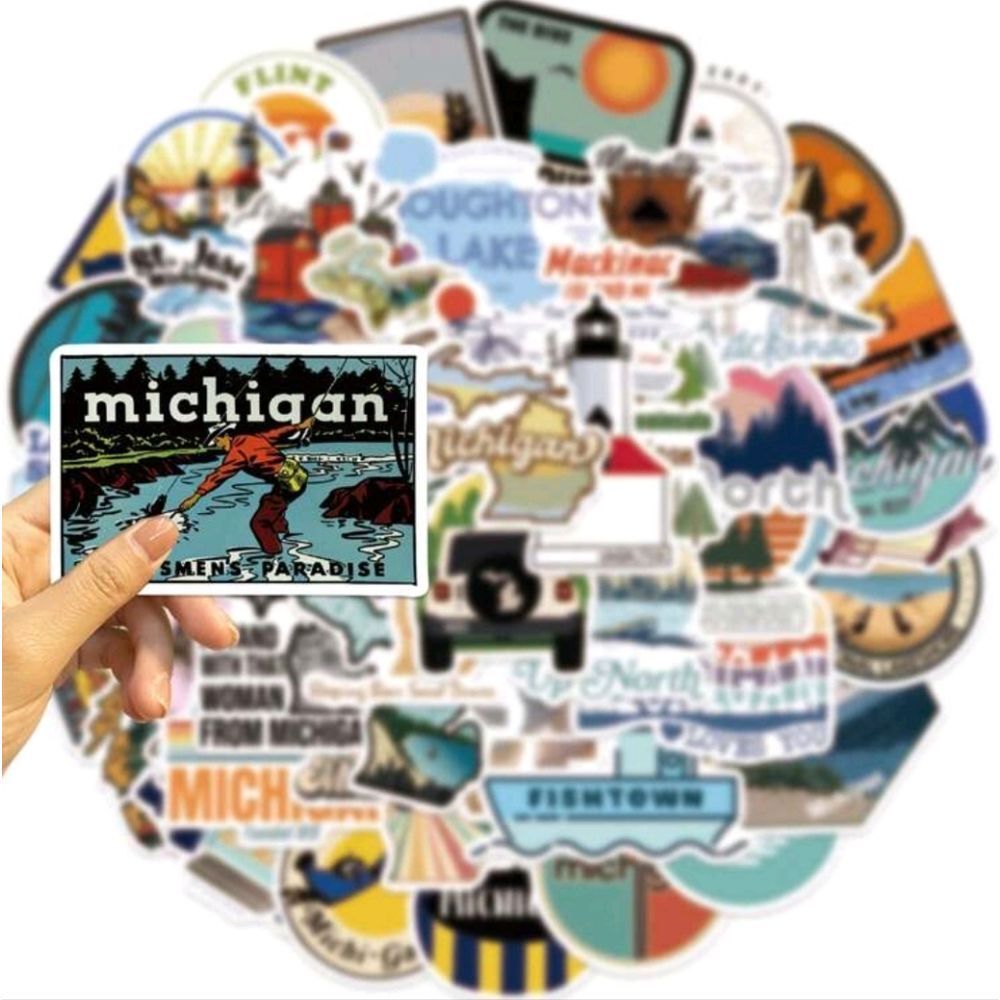 Assorted Michigan State Stickers - Picture 2 of 7